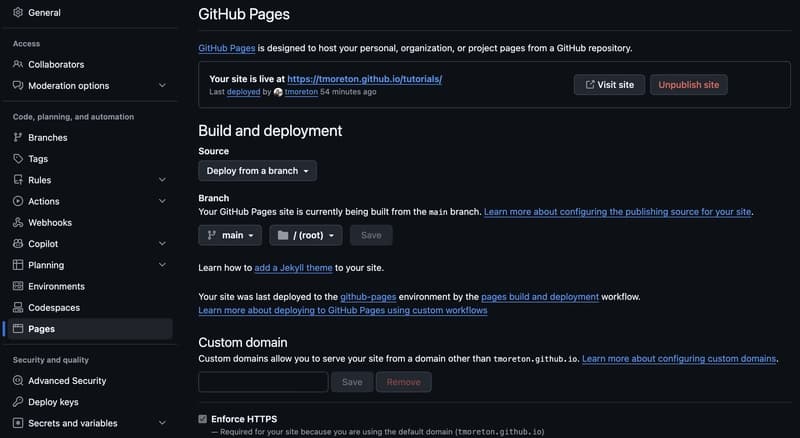 Github Pages