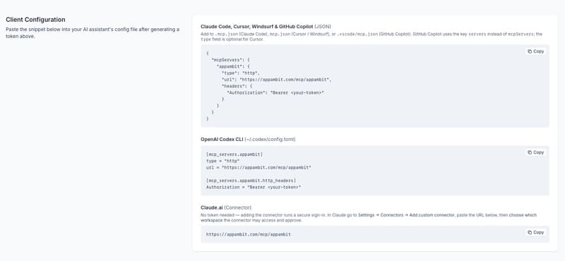 Client MCP Configuration
