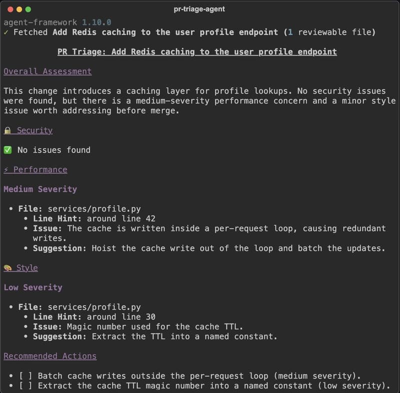 Example Run