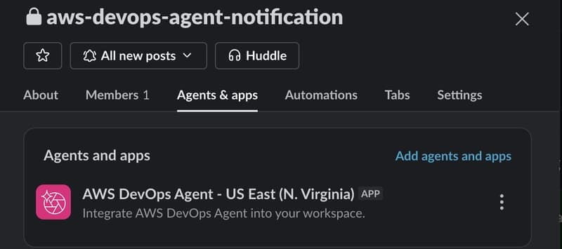 devops-agent-slack-channel