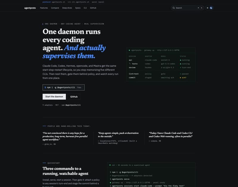 agentproto homepage