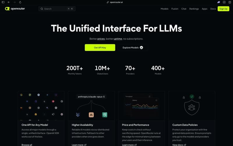 OpenRouter unified LLM interface