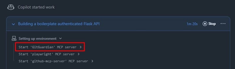 MCP server starting up