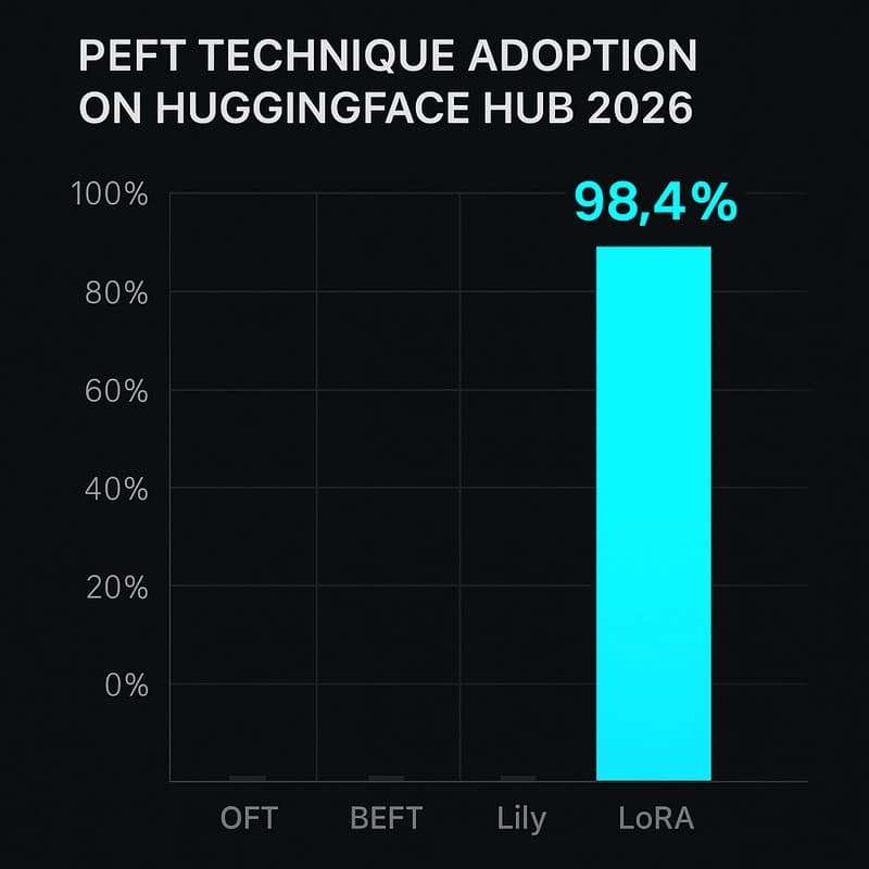 LoRA vs Modern PEFT Methods - Adoption and Performance Overview