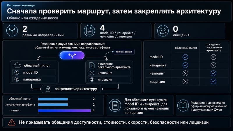 Развилка между облачным пилотом и ожиданием открытых весов