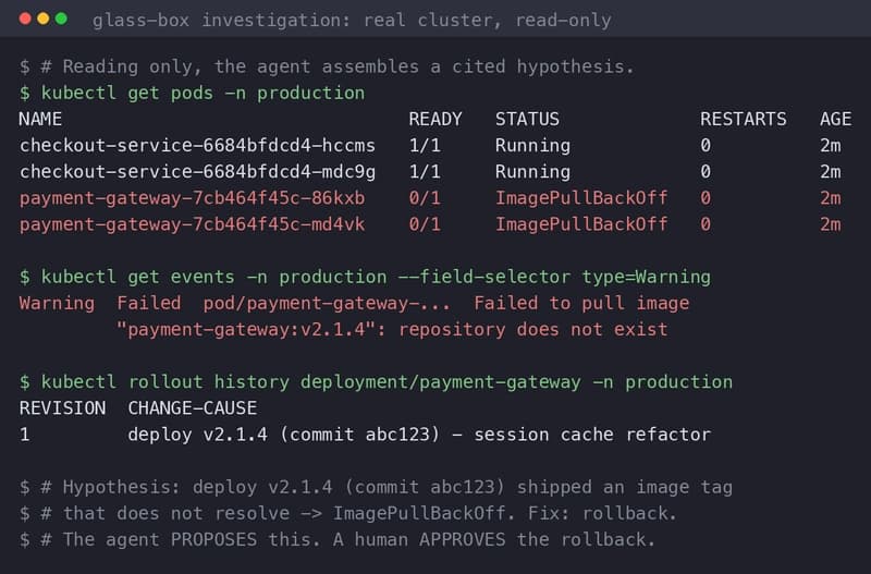 Glass-box investigation on a real cluster