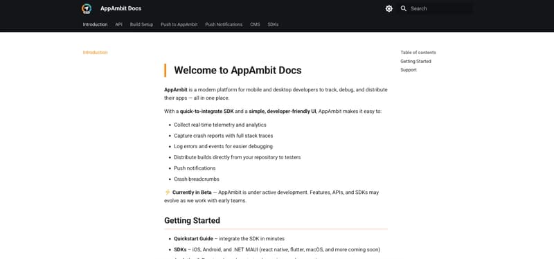 AppAmbit Documentation
