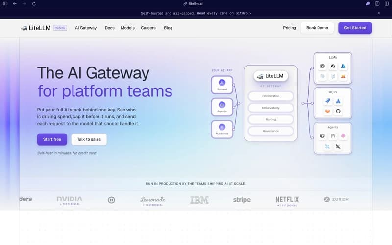 LiteLLM AI gateway for platform teams
