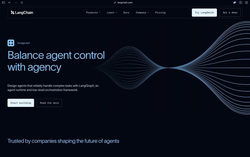 LangGraph stateful graph-based agent orchestration