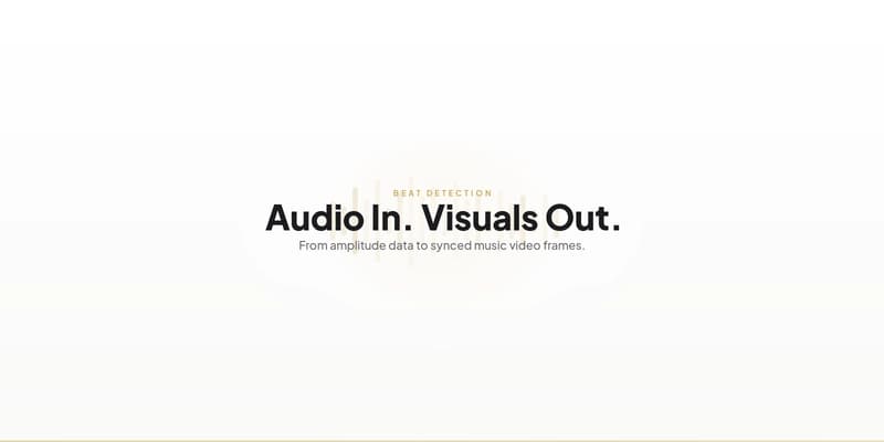 AI music video engine that syncs visuals to your audio