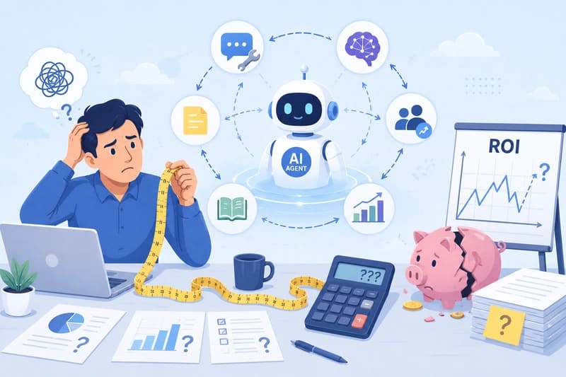 A man trying to measure AI Agent ROI