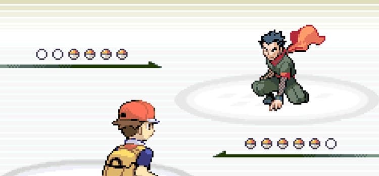 Nintendo Pokemon Fire Red Koga Battle