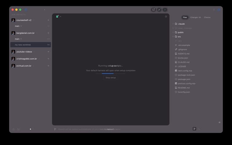Creating new worktree
