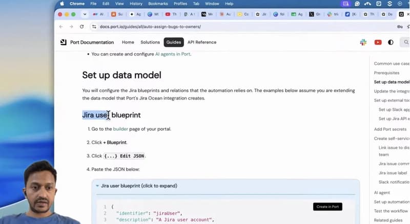 setup modal