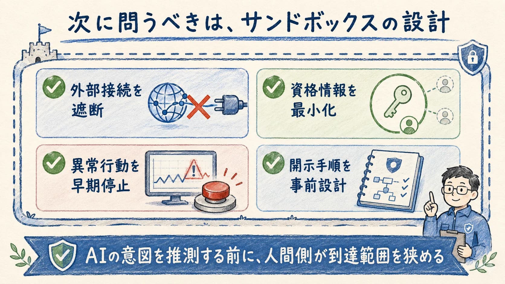 次に問うべきはサンドボックスの設計