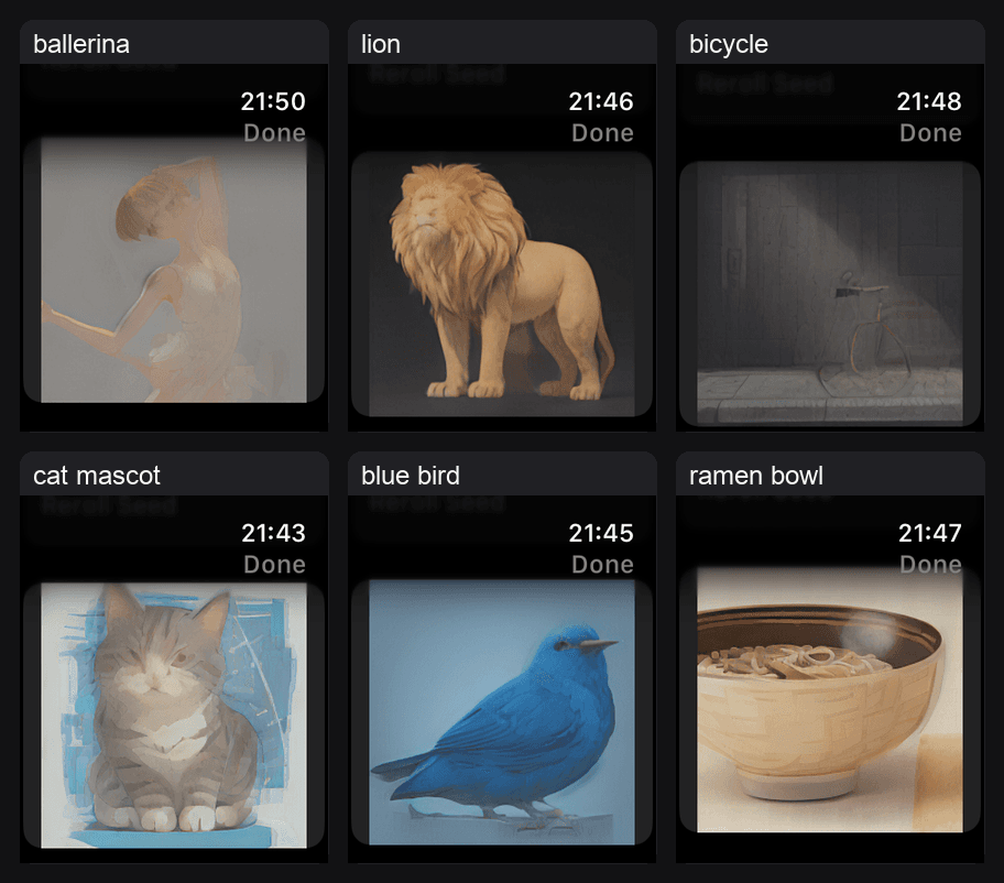 device screenshots