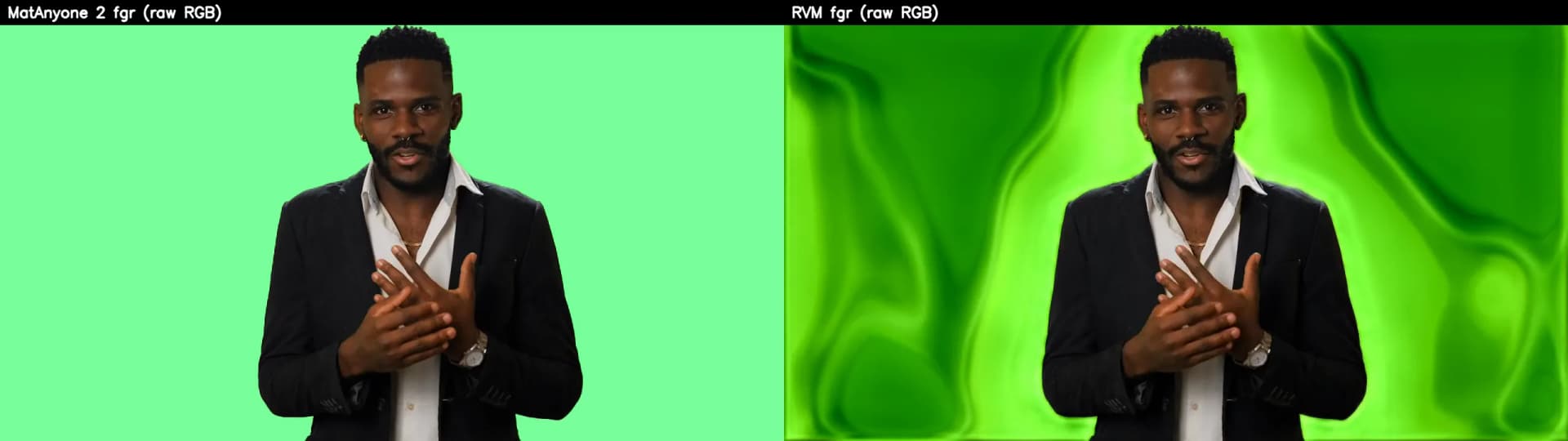 foreground の RGB のみを抽出