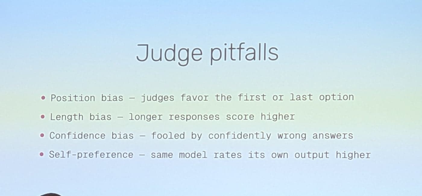 position bias, length bias, confidence bias, self-preference
