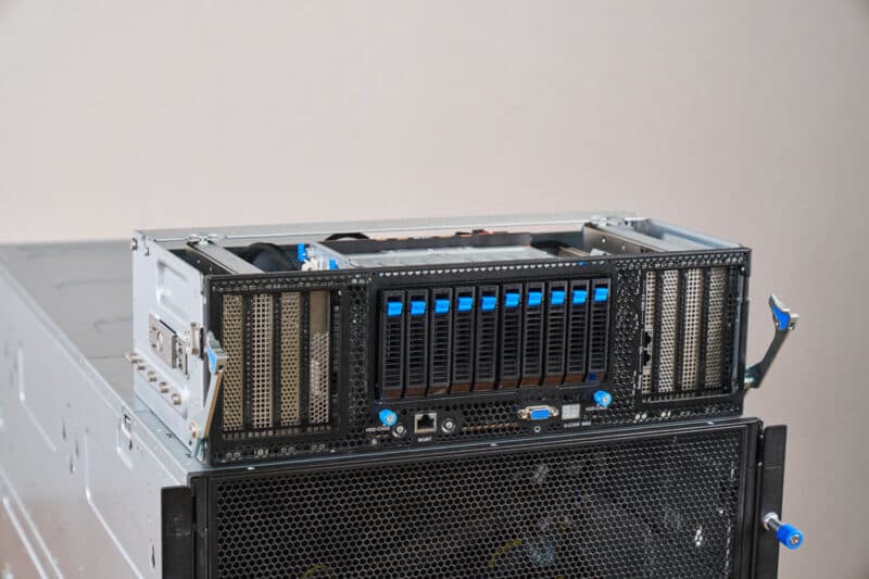 ASUS XA NB3I E12 Front IO Tray Out 4 Angle