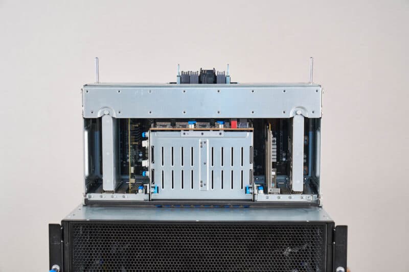 ASUS XA NB3I E12 Front IO Tray Out 7 Top
