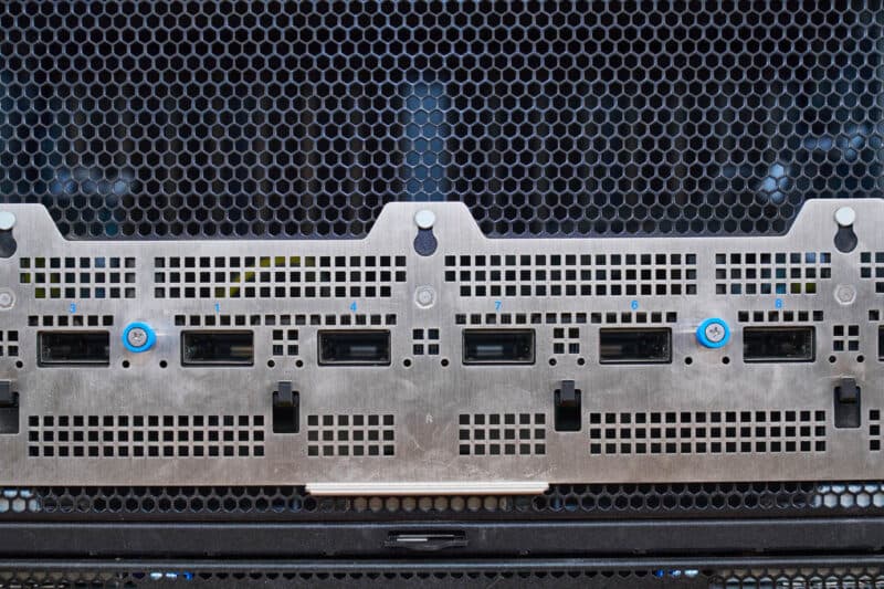 ASUS XA NB3I E12 Front OSFP NVIDIA ConnectX 8 Ports