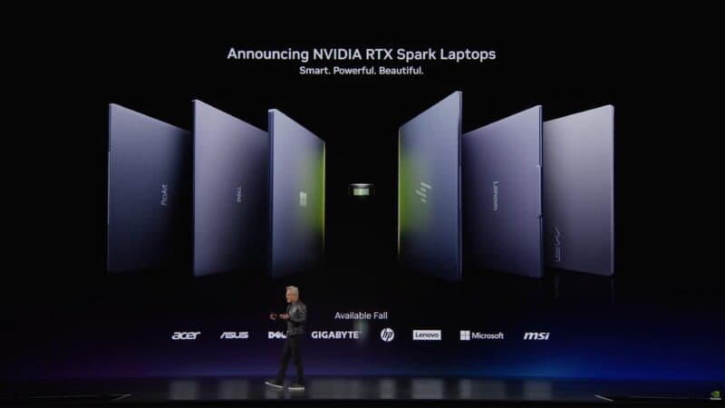 NVIDIA Computex 2026 Keynote RTX Spark Laptops 2