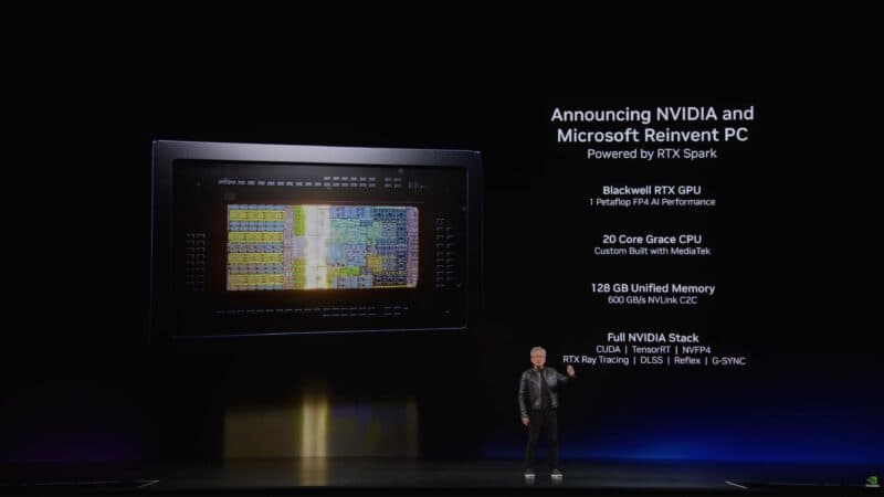 NVIDIA Computex 2026 Keynote RTX Spark Specs