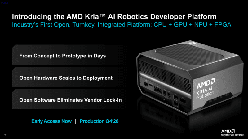 AMD Physical AI AAI 2026 Kria AI Robotics Dev Platform