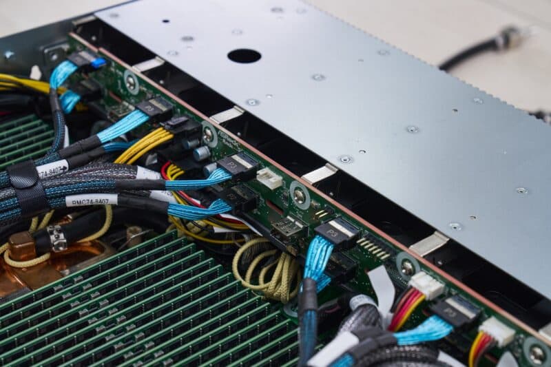 ASRock Rack 4U16X GNR2 DLC Front Storage Backplane Large
