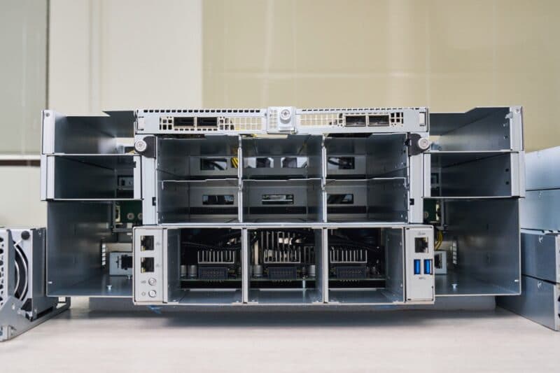 ASRock Rack 4U16X GNR2 DLC Rear Empty Large